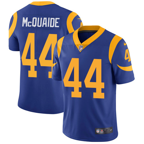 2019 Men Los Angeles Rams #44 McQuaide blue Nike Vapor Untouchable Limited NFL Jersey->los angeles rams->NFL Jersey